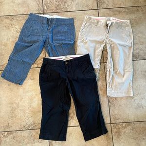 Set of 3 Old Navy Capris